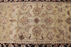 Oriental Area Rug, Indian Silk Flower Rug