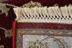Persian Wool Rug, Silk Flower Rug
