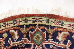 Serapi Round Rug, 6x6 Round Rug, Indian Wool Rug