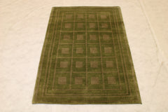 4x6 Floral Rug, Indian Padami Rug