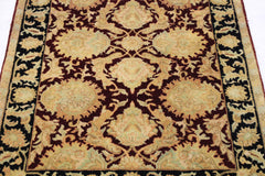 4x6 Floral Rug, Indian Geometric Rug