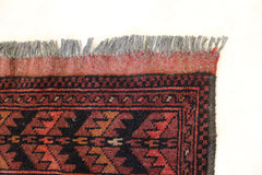 Afghan Tribal Rug, 4x6 Hand Knotted Rug