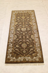 Hand Knotted Wool Runner, Indian Runner Rug