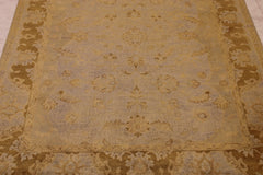 Pestel Oushak Rug, Geometric Wool Rug, 8x10 Area Rug