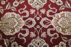Jaipur Round Rug, 9x9 Hand Knotted Rug, Indian Round Rug