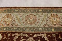 Silk Flower Rug, Oriental Rug, Indian Rug