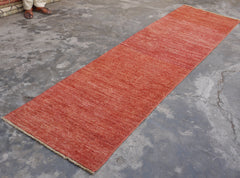 Contemporary Runner, Afghan Rug, Knotted Rug, Kitchen Runner