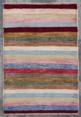 Contemporary Rug, Natural Multi, Afghan Rug