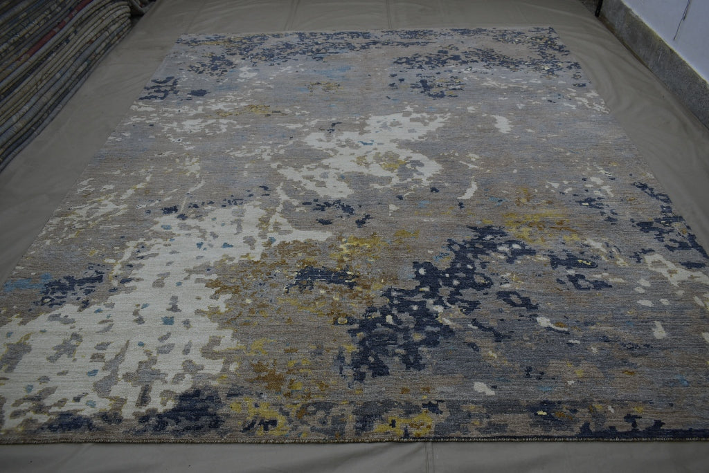 Contemporary Rug, Natural Multi, Afghan Rug, Rug For Dining Room