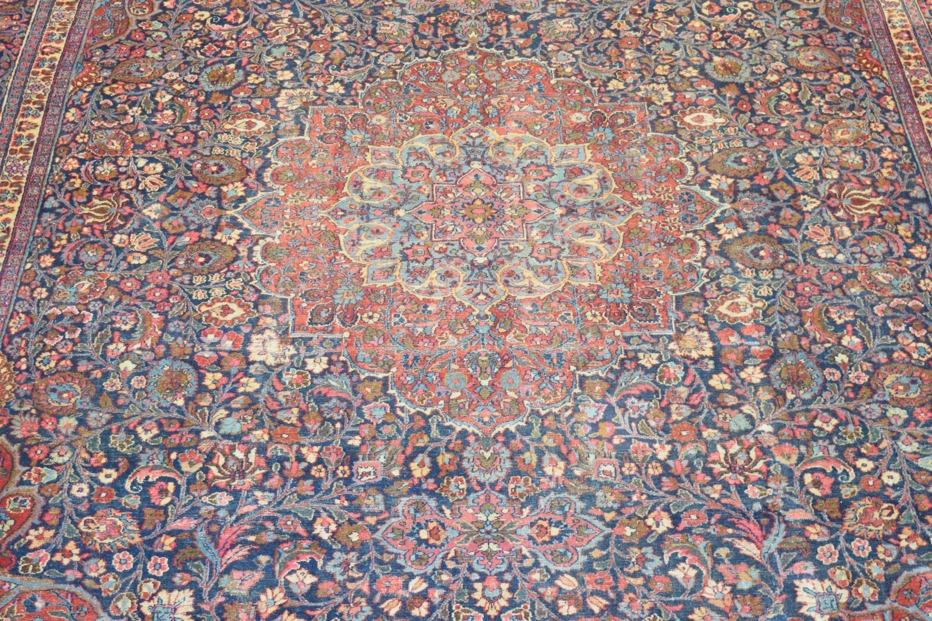 antique persian rugs, mashad rug, carpet for living room, arearugs.com, bedroom dimensions