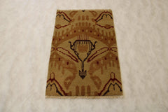 Kashmiri Rug, Ocean Breeze Rug, Indian Rug, Rug 2x3
