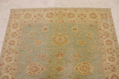 4'8" x 5'5" Afghan Oushak Hand Knotted Rug