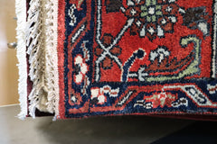 Rust Serapi Rug, Traditional Wool Rug, Hand Knotted Area Rug