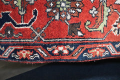 Rust Serapi Rug, Traditional Wool Rug, Hand Knotted Area Rug