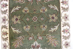 2'8" x 10'0" Green Persian Design Runner