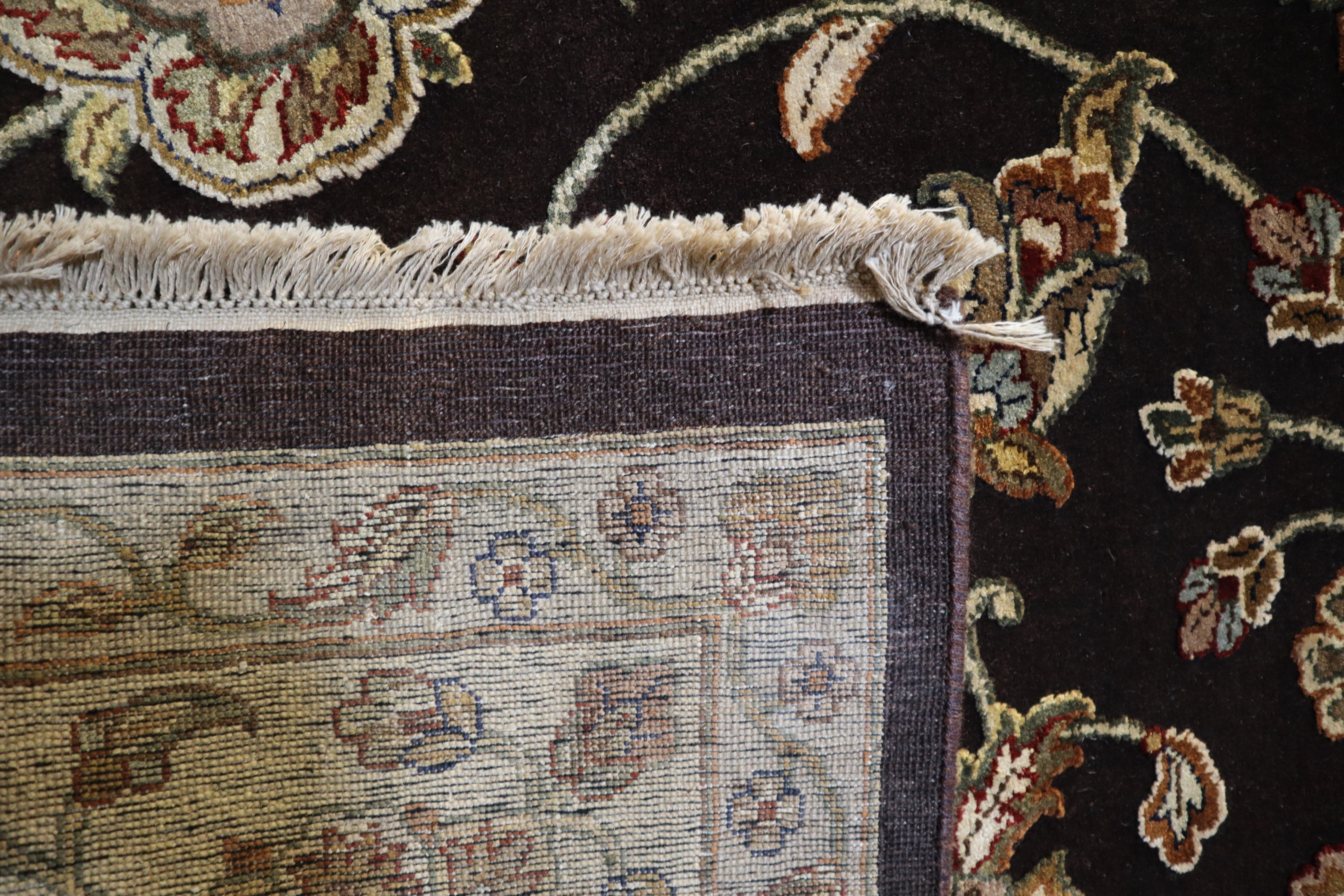 Silk Flower Rug, Hand Knotted Rug, Oriental Rug, living room rugs cheap