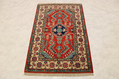Kazak Rugs, Afghan Rug, Colorful Rugs, Area Rug Sizes, 3x4 Rugs