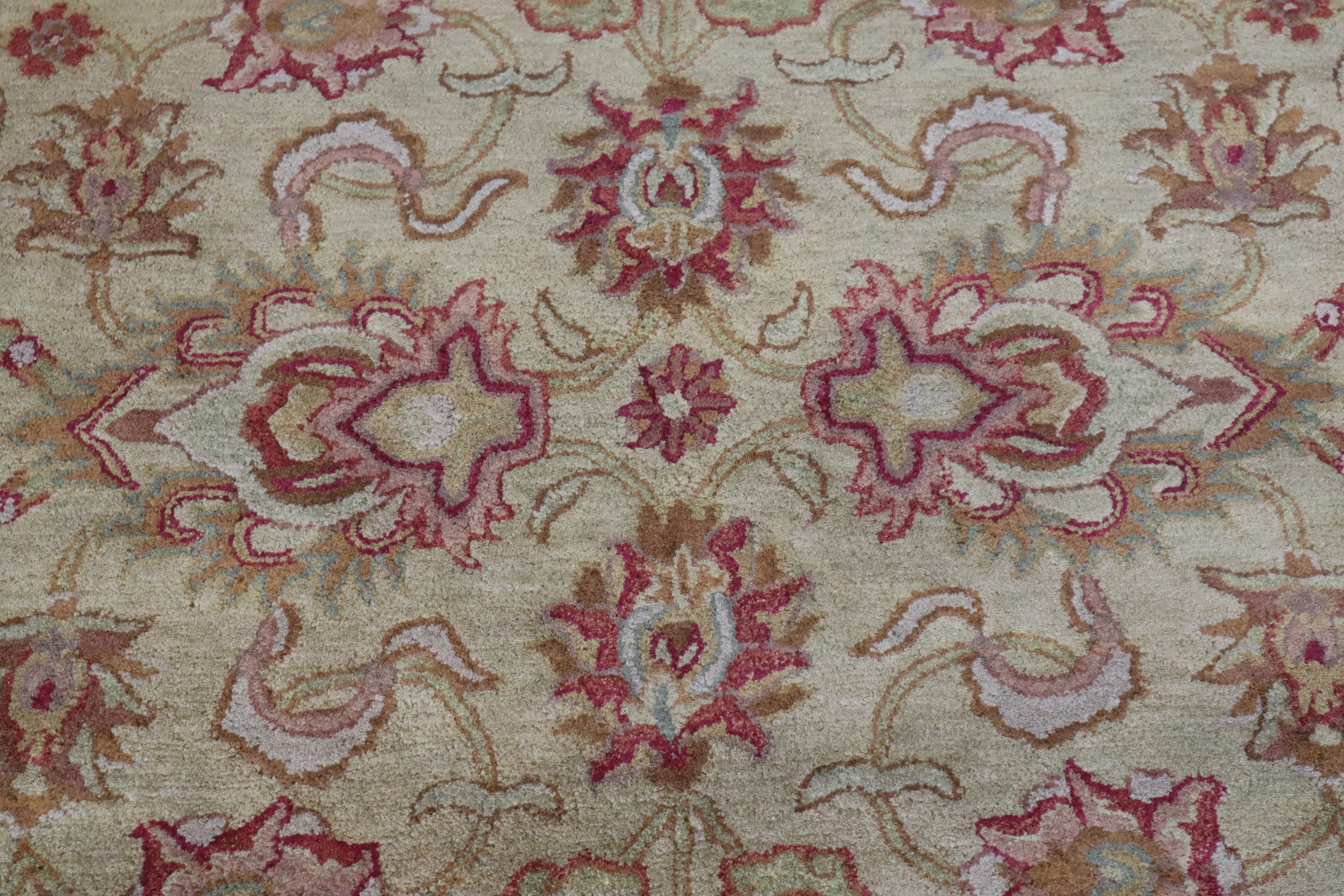 Hand Tufted Rug, Oriental Rug, Natural Dye Rug, 6x9 Rug