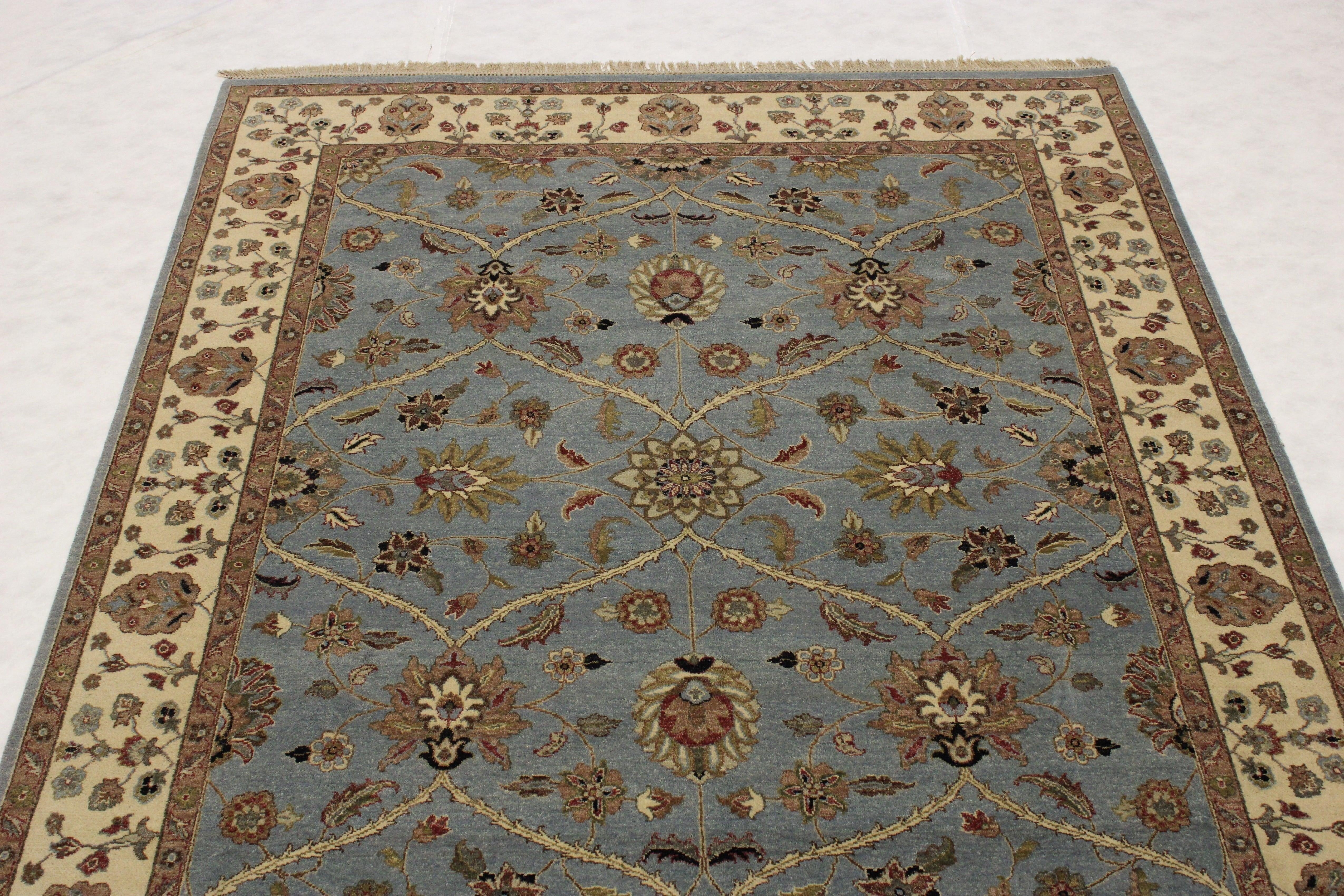 Hand Knotted Wool Rug, Discounted Rugs, Indian Rugs, How Big Is 8x10