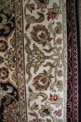 Floral Rug, Knotted Rug, Wool Rug, 6x9 Area Rug, Rug Decor