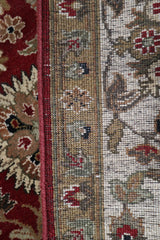 Indo Rug, Red Rug, Jaipur Rug, Traditional Wool Rug