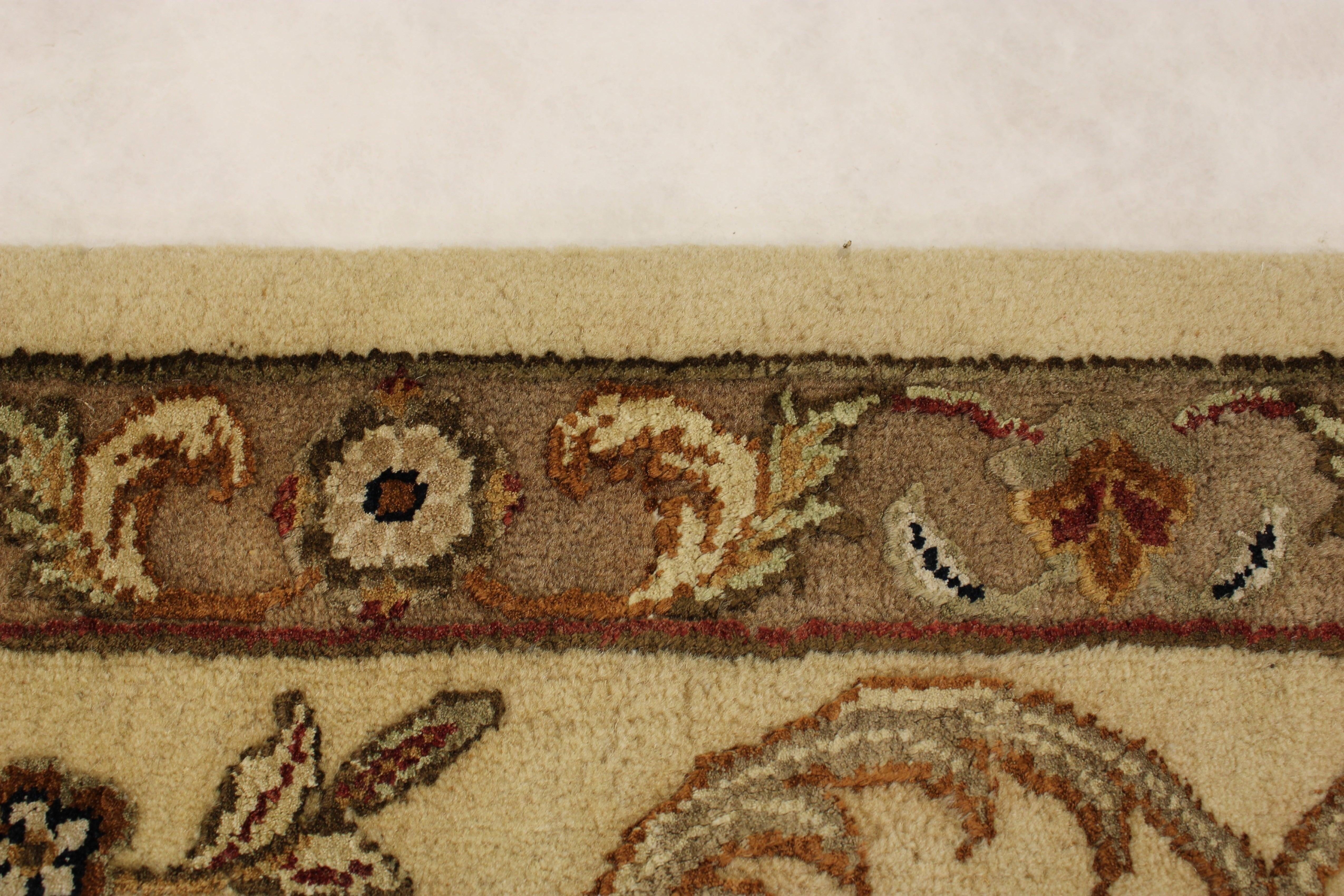 Silk Flower Rug, Hand Knotted Rug, Oriental Area Rugs, Silk Rugs, Wool Rugs