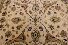 Indo Rug, Oriental Rug, 12/12 Quality, 9x12 Area Rugs, Dining Room Rugs