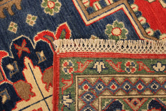 Wool Oriental Rugs, Kazak Rug, Multicolored Rug, Afghan Rugs, Rug Decor