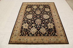 Black Rugs, Chobi Rug, Autentic Rug, Pakistani Rugs, 8x11 Rug, Rug Decor
