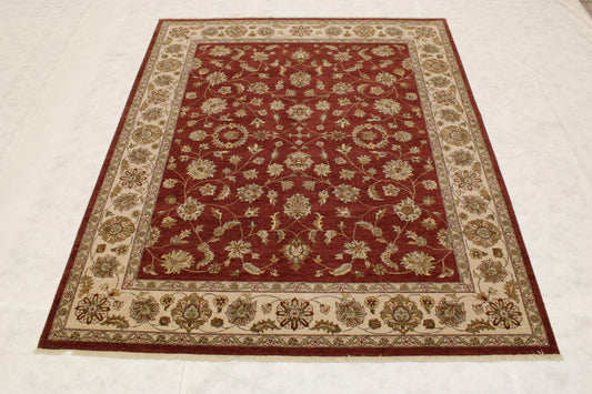 Agra Rug, Geometric Rug, Natural Dyes Rug, Rug Size For King Bed