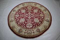 Round Rug, Oushak Rug, Hand Knotted Pakistani Rugs