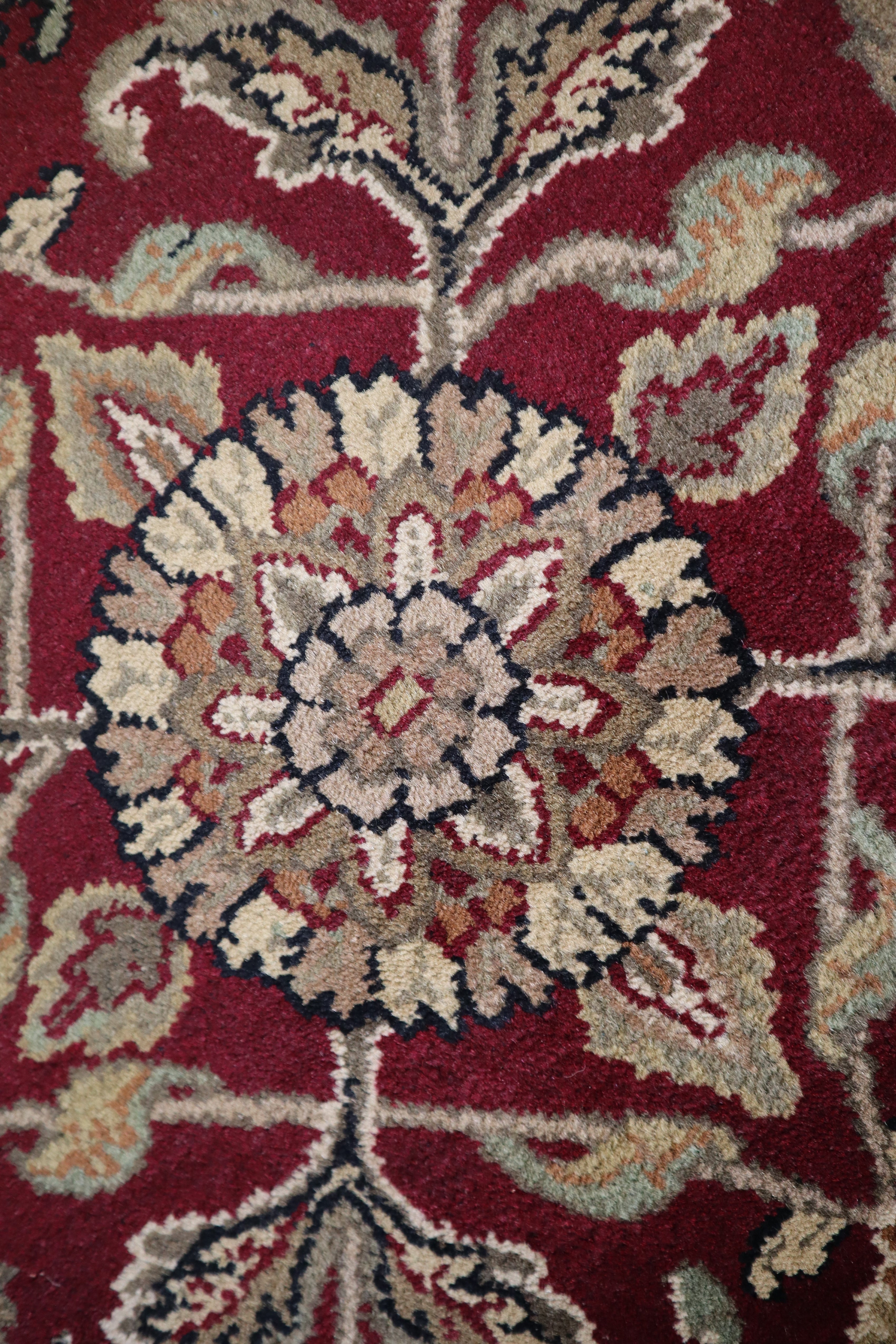 Jaipur Rug, Round Rug, Traditional Rug, Hand Knotted Indian Rugs