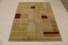 Hand Knotted Rug, Multicolored Rug, Indian Rug, Living Room Rug, Bedroom Rug