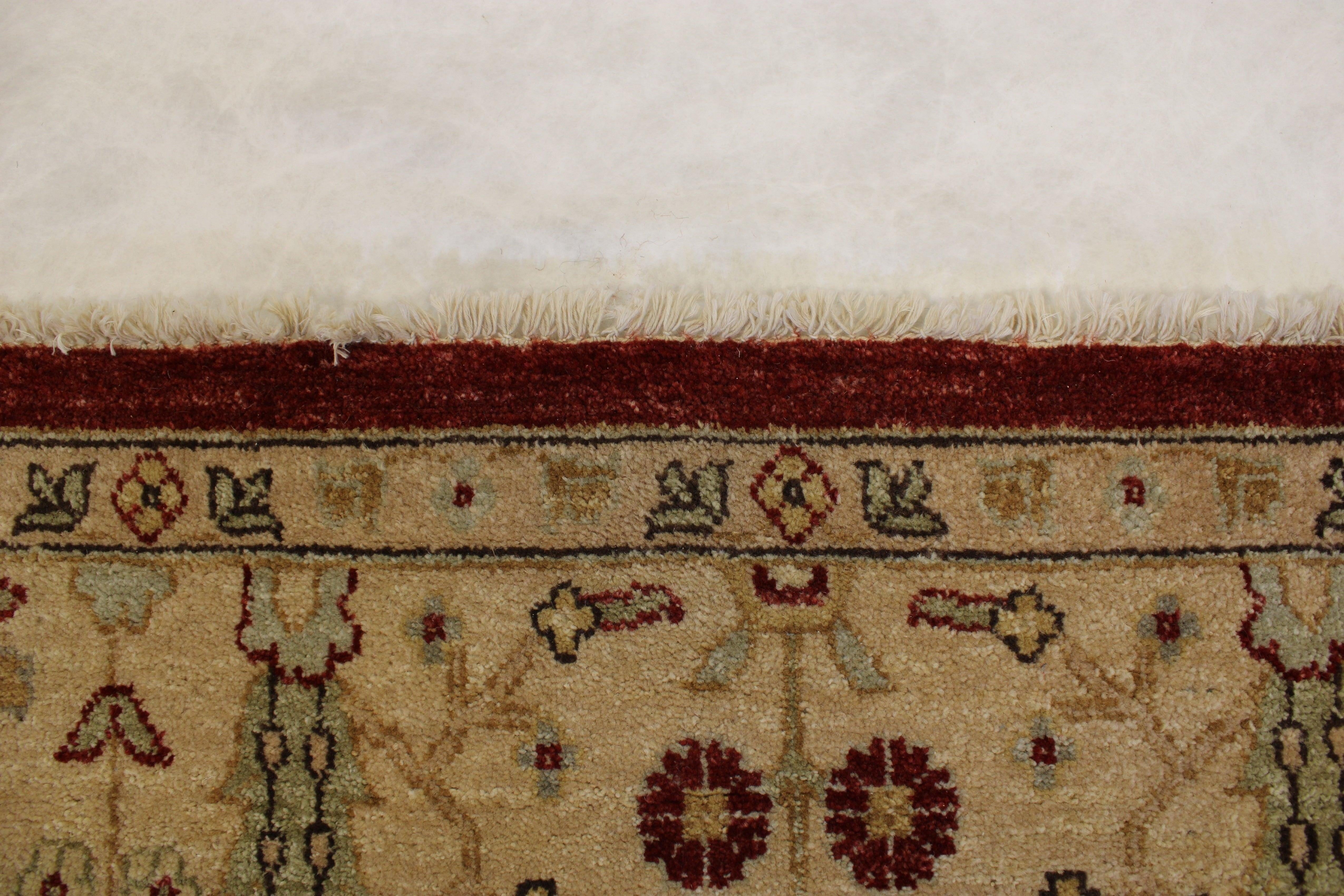 6'7" x 6'7" ft. Hand Knotted Oushak Puja Wool Rug