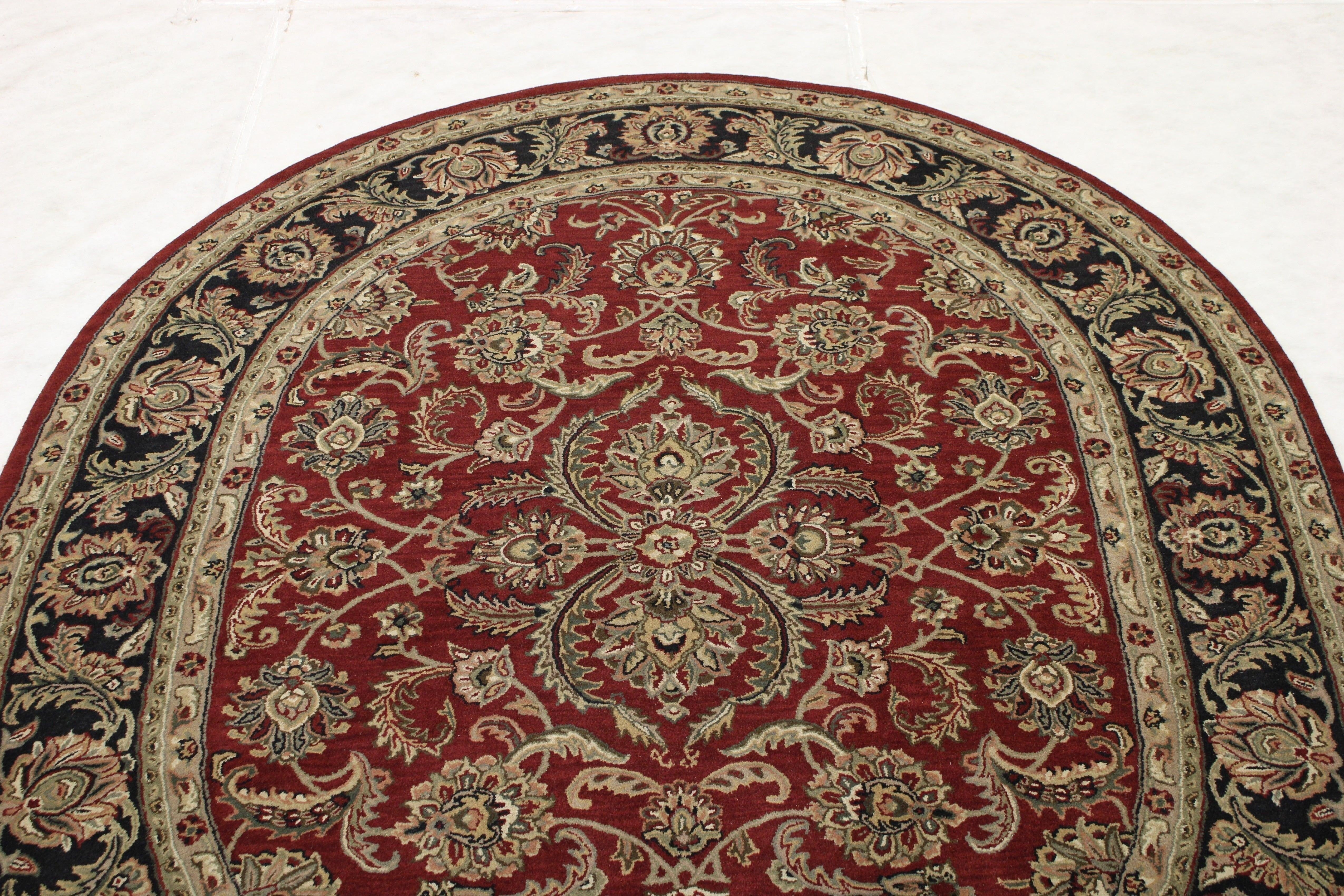 Hand Tufted Rugs, Round Rug, Traditional Rug, Area Rug Sizes, Rugs for Bedroom, 8x10 Rugs