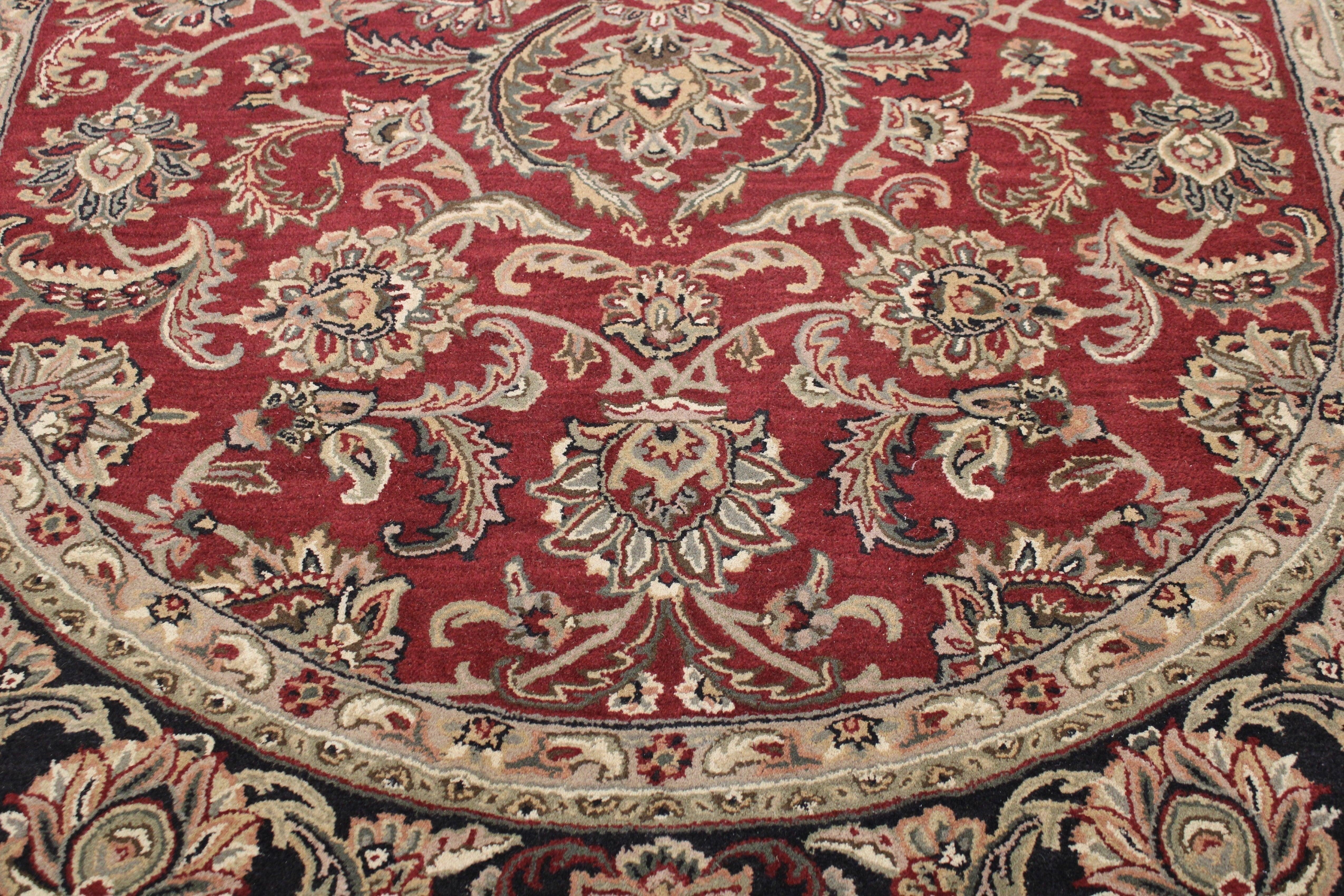Hand Tufted Rugs, Round Rug, Traditional Rug, Area Rug Sizes, Rugs for Bedroom, 8x10 Rugs
