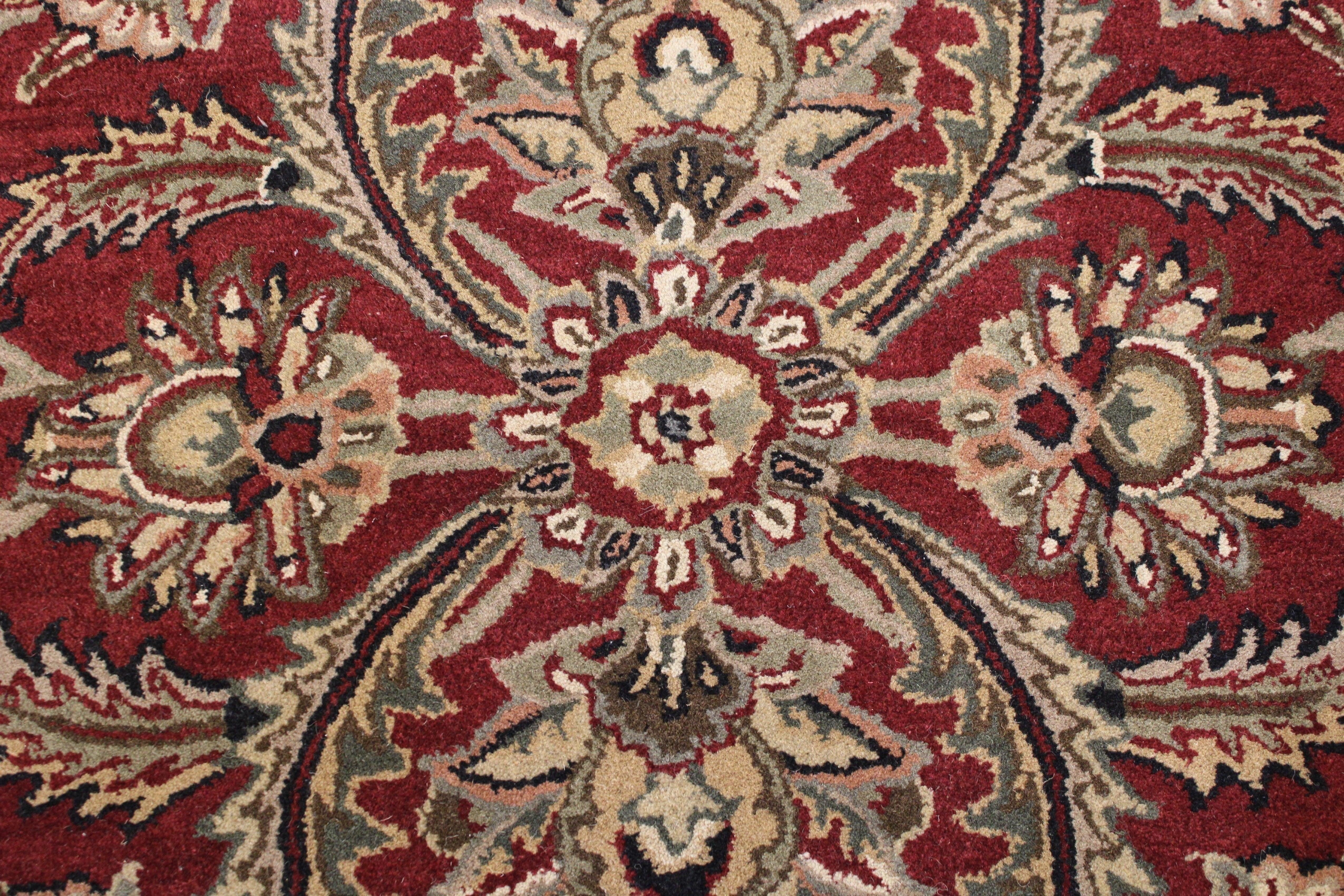 Hand Tufted Rugs, Round Rug, Traditional Rug, Area Rug Sizes, Rugs for Bedroom, 8x10 Rugs