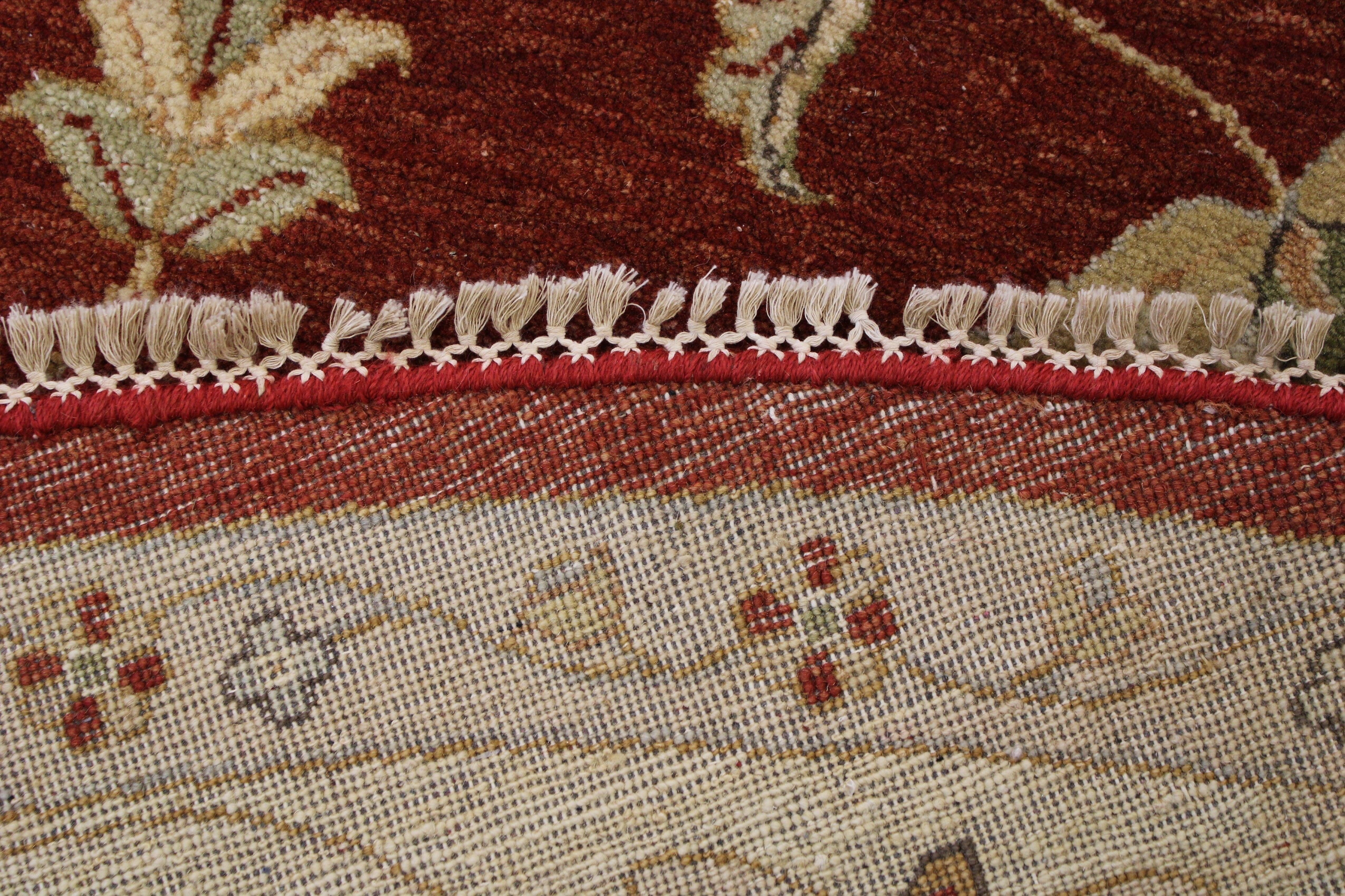 Round Rug, Traditional Rugs, Hand Knotted Rug, Indian Rugs, Rug On Carpet