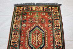 Afghan Rug, Oriental Rug, Turkman Rug, 2x3 Area Rug