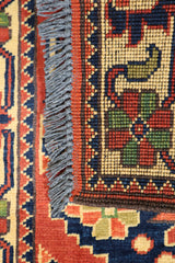 Afghan Kargahi Rug, Hand Knotted Traditional Rug