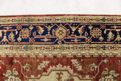 Serapi, Area Rug 6x9, Multicolored, Hand Knotted Rug, Office Rugs