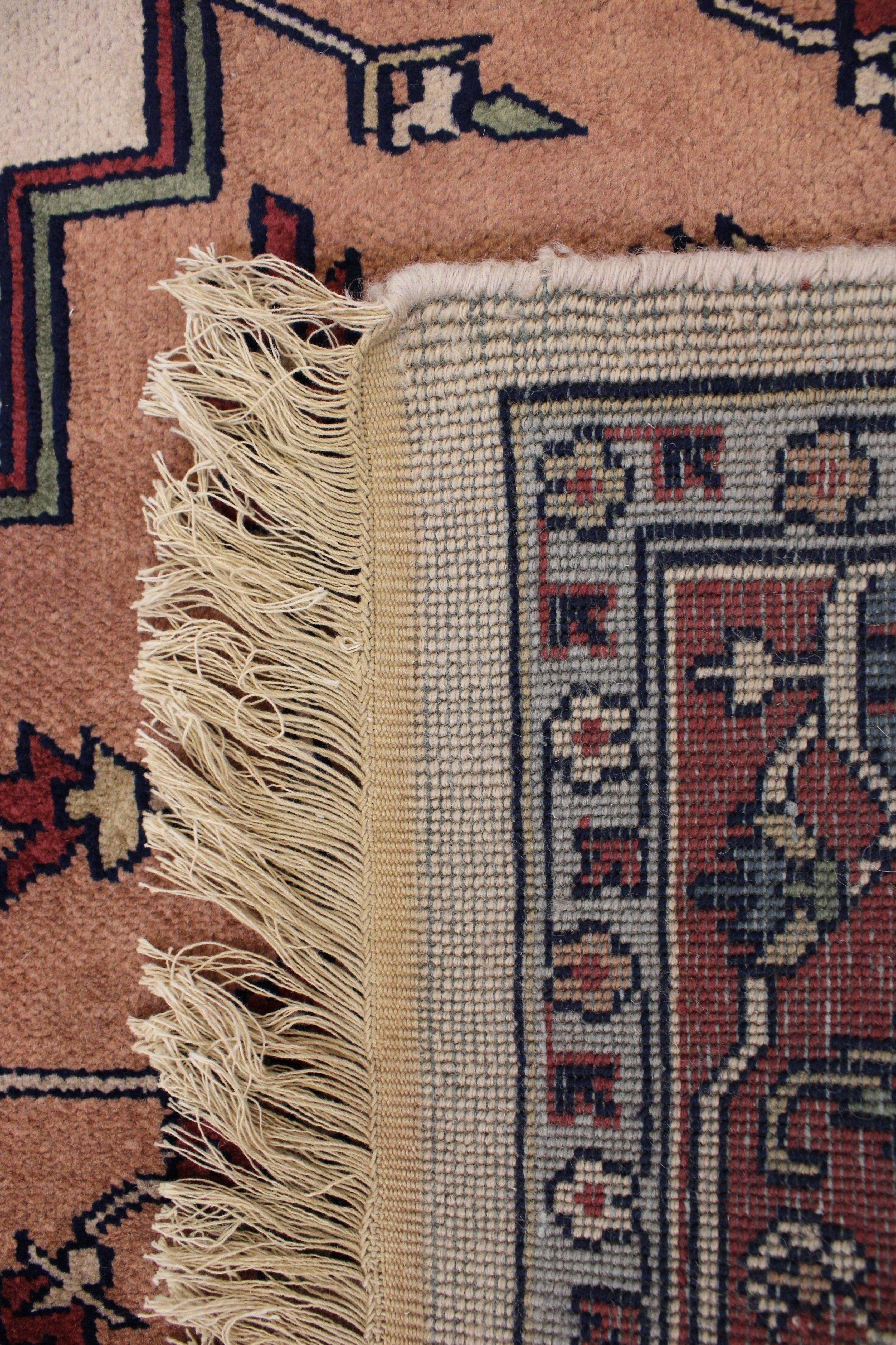 Indian Rug, Hand Knotted Wool Rug, Colorful Area Rugs, Rug For Living Room