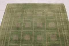 Floral Rug, Green Rug, Indian Rugs, 4x6 Rug, Kitchen Area Rugs, Entryway Rugs