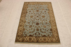 Persian Rugs, Colorful Area Rugs, Silk Flower Rug, 6x9 Rugs, Indian Rug
