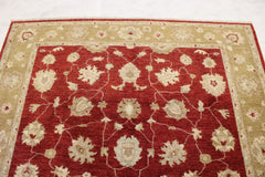 6'1" x 8'11" Oushak Hand Knotted Rug