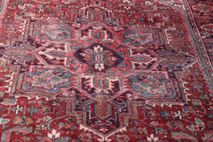 Heriz Rug, Persian Design Rug, Natural Multi, Wool Rug