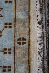 Antique Oushak Rug, Geometric Rug, Hand Knotted Indian Rug