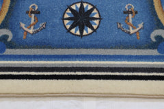 Machine Made Rug - Blue Oriental Rug