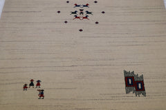 Wool Rug 6x9, Indian Hand Knotted Rug