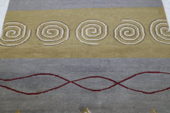 5x8 Rug, Hand Knotted Indian Rug